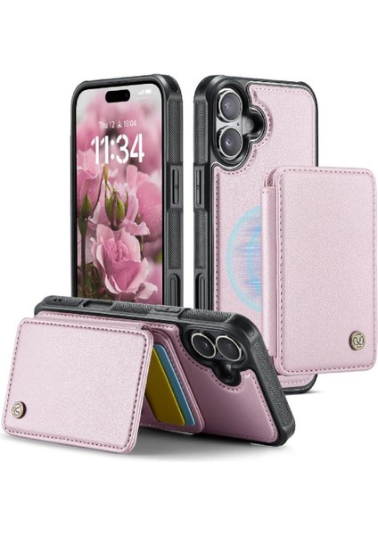 IPhone 16 Için Kılıf Artı Ayrılabilir Cüzdan Rfıd Engelleme 2 In 1 Manyetik (Yurt Dışından)