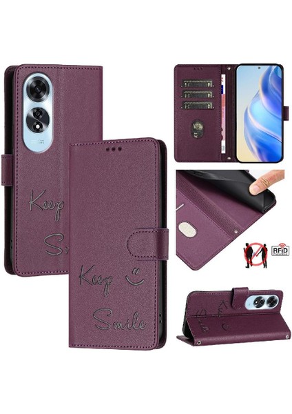 Oppo A60 4g Rfıd Engelleme Pu Deri Kapak Çevirin Kart Tutucu Cüzdan (Yurt Dışından) indirimleri