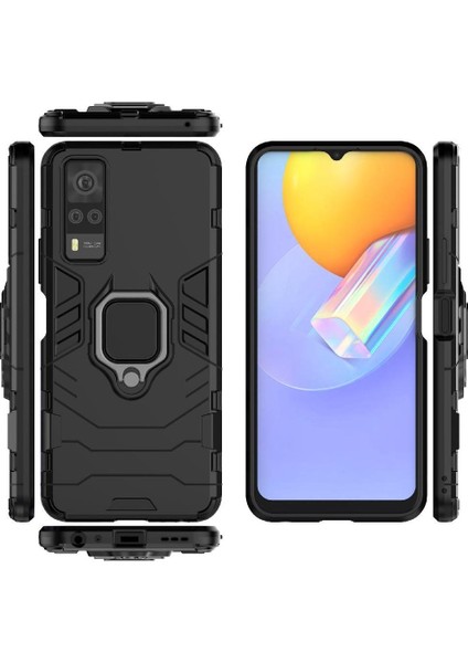Vivo Y53S 4g Kickstand Metal Halka Tutucu Için Halka Araç Montaj Kickstand Vaka (Yurt Dışından)