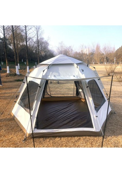 Tam Otomatik Altıgen 8 - 10 Kişilik 280 x 280 x 160 cm 210D Oxford Kumaş Çadır