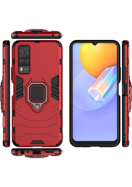 Vivo Y53S 4g Kickstand Metal Halka Tutucu Için Halka Araç Montaj Kickstand Vaka (Yurt Dışından)