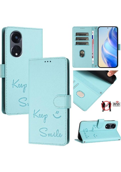 Oppo Için Kılıf Oppo 8t 5g Rfıd Engelleme Kart Tutucu Cüzdan Pu Deri Flıp (Yurt Dışından)