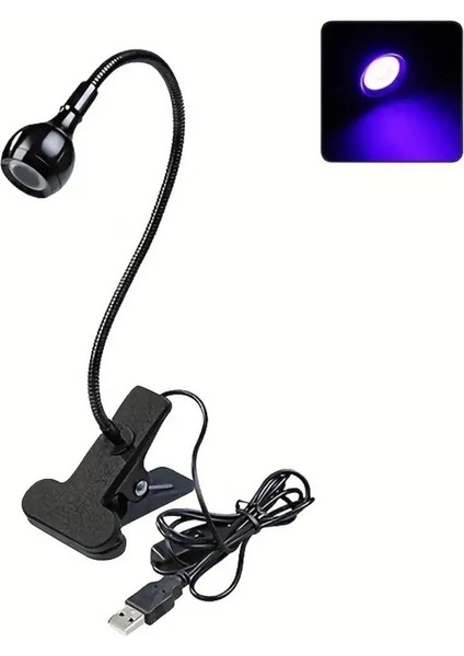 3W Uv LED Tırnak Kurutucu Ultraviyole Esnek Klipsli Masa USB Jel Kurutma Lambası fiyatları