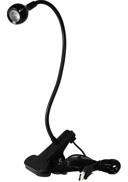 3W Uv LED Tırnak Kurutucu Ultraviyole Esnek Klipsli Masa USB Jel Kurutma Lambası