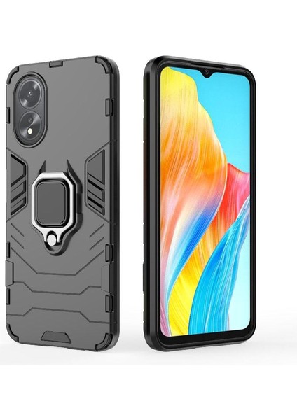 Oppo A38 4g Darbeye Dayanıklı Metal Halka Tutucu Için Halka Araç Montaj Kickstand Vaka (Yurt Dışından) modelleri