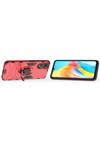 Oppo A38 4g Darbeye Dayanıklı Metal Halka Tutucu Için Halka Araç Montaj Kickstand Vaka (Yurt Dışından) fiyatları