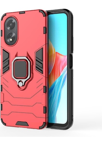 Oppo A38 4g Darbeye Dayanıklı Metal Halka Tutucu Için Halka Araç Montaj Kickstand Vaka (Yurt Dışından) modelleri