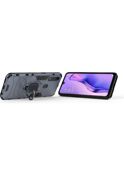 Oppo A8/oppo Metal Metal Halka Tutucu Sınıfı Için Halka Araç Montaj Kickstand Kılıfı (Yurt Dışından) modelleri