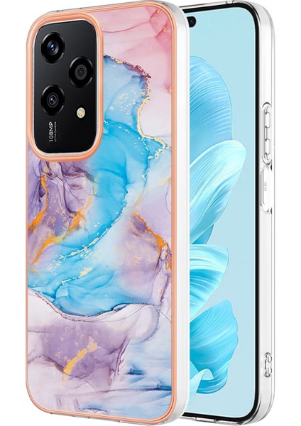 Honor 200 Lite Global Mavi Mermer Için Imd Tpu Kılıf (Yurt Dışından)