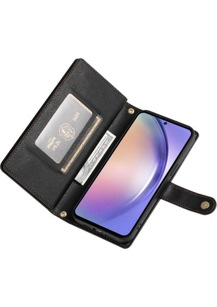 Samsung Galaxy A54 5g Için Flip Case Crossbody Kayış Iş Standı Cüzdan (Yurt Dışından) fiyatları