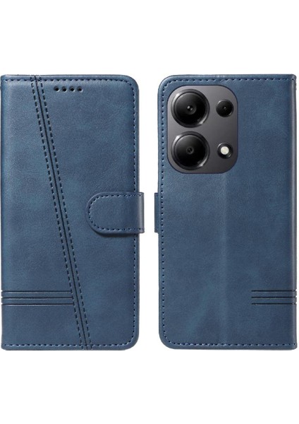 Xiaomi Redmi Not 13 Pro 4g Için Filp Durumda Kredi ile Preslenmiş Pu Deri (Yurt Dışından)