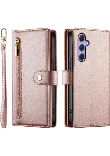 Samsung Galaxy A54 5g Için Flip Case Crossbody Kayış Iş Standı Cüzdan (Yurt Dışından)