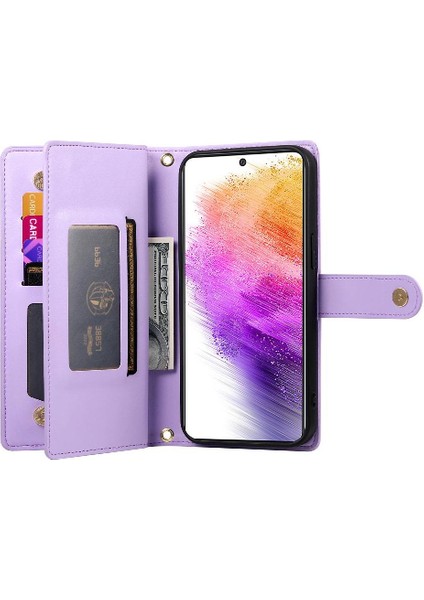 Samsung Galaxy A73 5g Için Flip Case Standı Cüzdan Çok Fonksiyonlu Kayış (Yurt Dışından) fiyatları