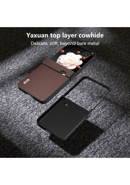 Abe 3'ü 1 Arada Xiaoya'nın Honor Magic V Flip Coffee Telefon Kılıfı (Yurt Dışından) fırsatları