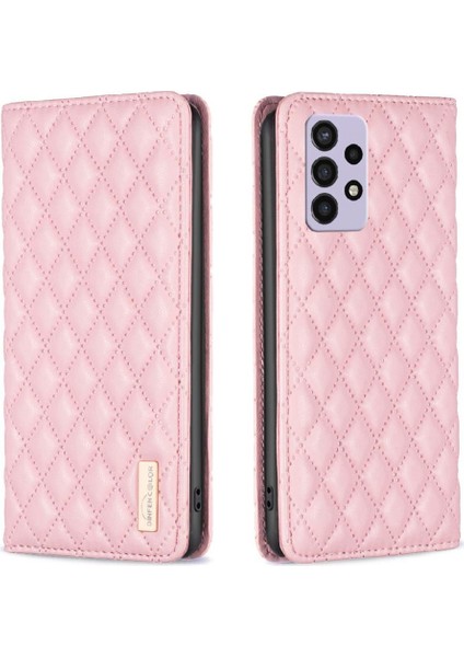 Samsung Galaxy A72 Manyetik Kapatma Tam Koruma Kartı Için Flip Case (Yurt Dışından)
