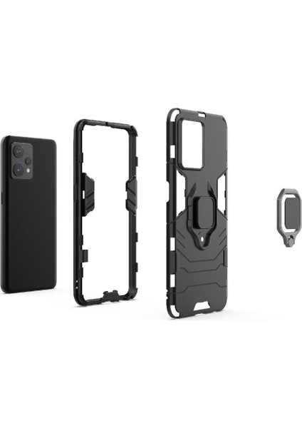 Yüzük Araba Montaj Kickstand Kılıf Realme 9 Pro Artı Kickstand Darbeye (Yurt Dışından) fırsatları