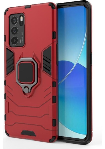 Oppo Reno6 Pro 5g Askeri Sınıf Metal Için Halka Araba Dağı Kickstand Vaka (Yurt Dışından) fırsatları