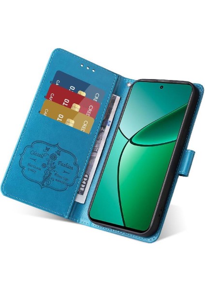 Realme 12 Artı Kart Yuvaları Deri Çiçek Flip Için Flip Case (Yurt Dışından) indirimleri