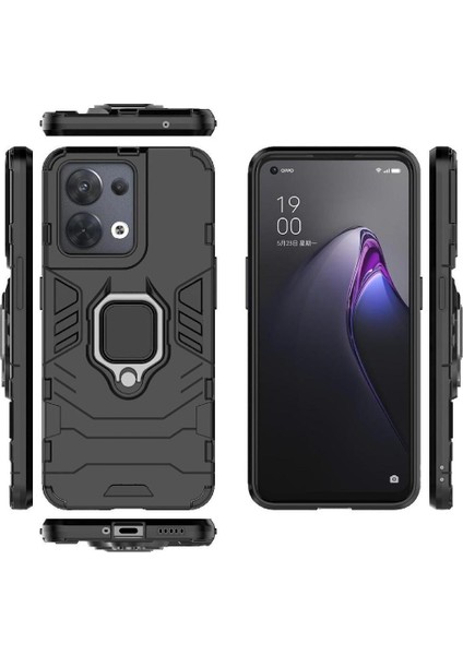 Oppo Reno8 5g Metal Halka Tutucu Askeri Için Halka Araç Montaj Kickstand Vaka (Yurt Dışından) fiyatları
