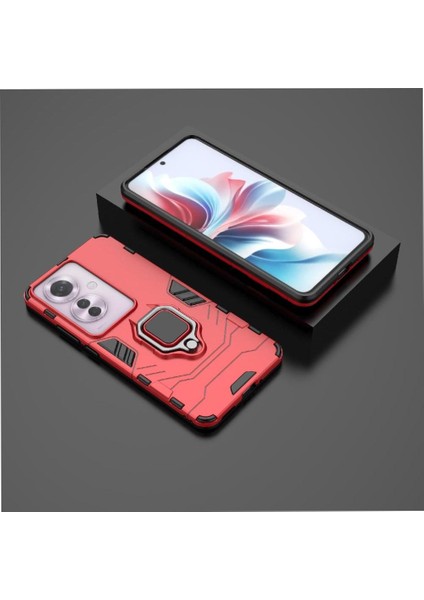 Oppo RENO11 F Askeri Sınıf Koruma Için Halka Araba Dağı Kickstand Vaka (Yurt Dışından) fırsatları