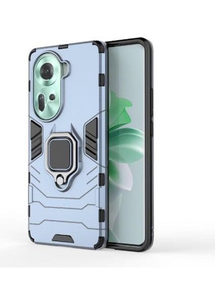 Oppo RENO11 5g Darbeye Dayanıklı Metal Halka Için Halka Araç Montaj Kickstand Durumda (Yurt Dışından)