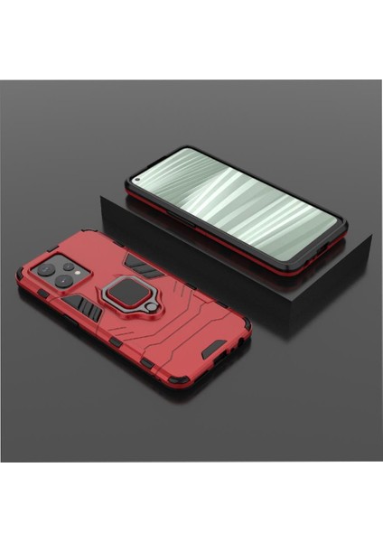 Yüzük Araba Montaj Kickstand Kılıf Realme 9 Pro Artı Kickstand Darbeye (Yurt Dışından) indirimleri