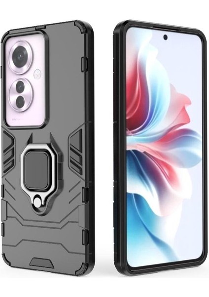 Oppo RENO11 F Askeri Sınıf Koruma Için Halka Araba Dağı Kickstand Vaka (Yurt Dışından) fiyatları