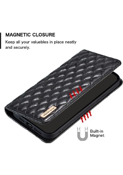 Samsung Galaxy A73 5g Manyetik Kapatma Tam Koruma Kartı Için Flip Case (Yurt Dışından)