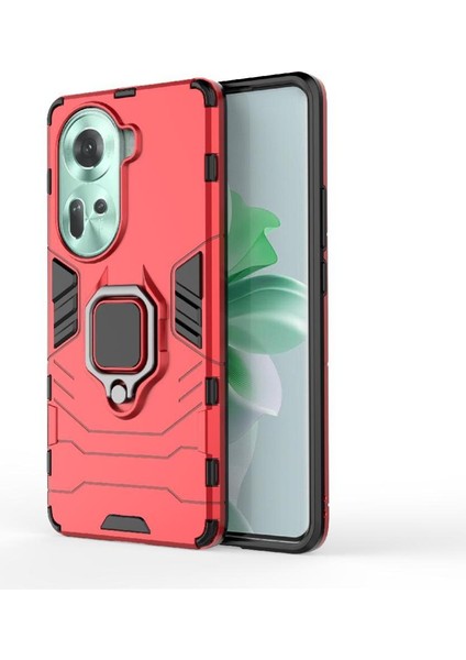 Oppo RENO11 5g Darbeye Dayanıklı Metal Halka Için Halka Araç Montaj Kickstand Durumda (Yurt Dışından) modelleri