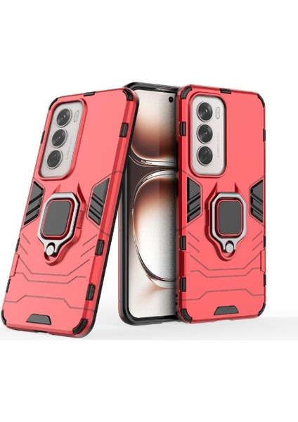 Oppo RENO12 5g Kickstand Darbeye Dayanıklı Halka Araba Dağı Kickstand Vaka (Yurt Dışından) modelleri