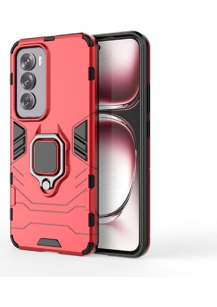 Oppo RENO12 Pro 5g Askeri Sınıf Metal Için Halka Araba Dağı Kickstand Vaka (Yurt Dışından) indirimleri