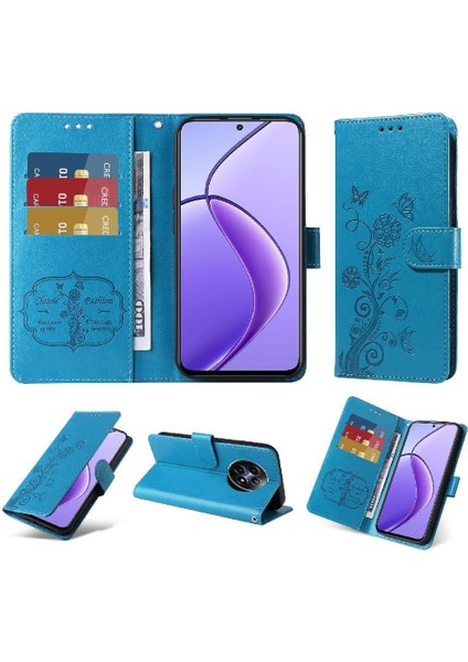 Realme 12 5g Cardyuvaları Deri Çiçek Flip Için Flip Case (Yurt Dışından) indirimleri