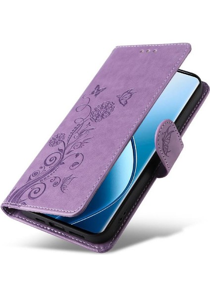 Realme 13 Pro Artı Deri Çevirme Çiçek Kart Yuvaları Için Flip Case (Yurt Dışından)