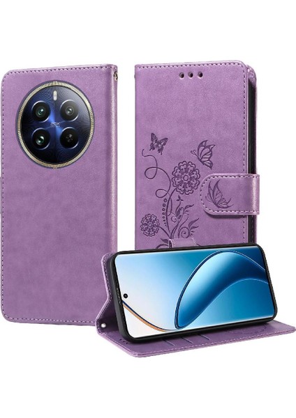 Realme 13 Pro Artı Deri Çevirme Çiçek Kart Yuvaları Için Flip Case (Yurt Dışından)