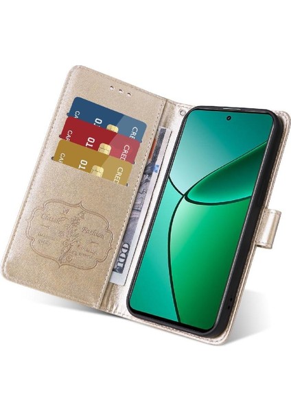 Realme 12 Artı Kart Yuvaları Deri Çiçek Flip Için Flip Case (Yurt Dışından) fırsatları