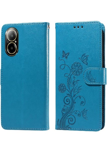 Realme C67 4g Çiçek Çevirme Deri Kart Yuvaları Için Flip Case (Yurt Dışından) fiyatları