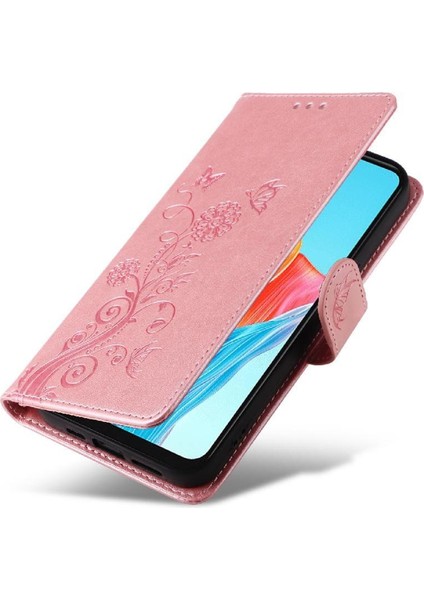 Realme 12 Lite 4g Flip Kart Yuvaları Çiçek Deri Için Flip Case (Yurt Dışından)