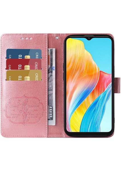 Realme 12 Lite 4g Flip Kart Yuvaları Çiçek Deri Için Flip Case (Yurt Dışından)
