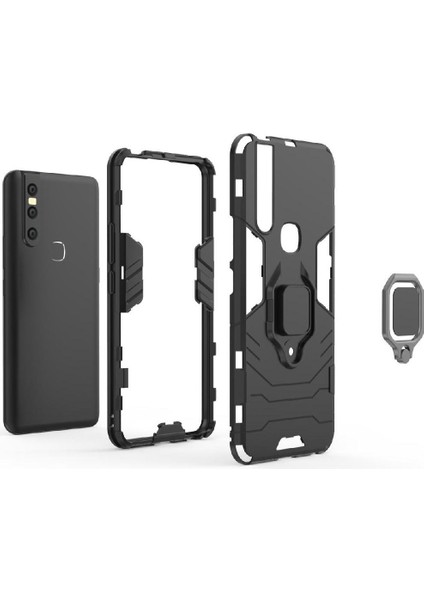 Vivo V15 Kickstand Darbeye Askeri Için Halka Araç Montaj Kickstand Durumda (Yurt Dışından) fırsatları