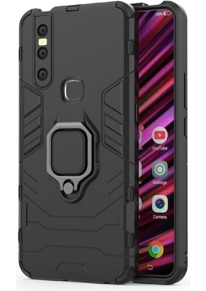 Vivo V15 Kickstand Darbeye Askeri Için Halka Araç Montaj Kickstand Durumda (Yurt Dışından) indirimleri