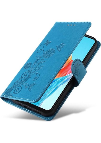 Realme 12 Lite 4g Flip Kart Yuvaları Çiçek Deri Için Flip Case (Yurt Dışından)