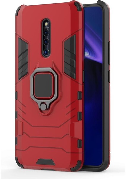 Vivo X27 Pro Askeri Sınıf Koruma Için Halka Araba Dağı Kickstand Vaka (Yurt Dışından) fiyatları