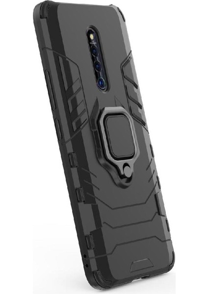 Vivo X27 Pro Askeri Sınıf Koruma Için Halka Araba Dağı Kickstand Vaka (Yurt Dışından) modelleri