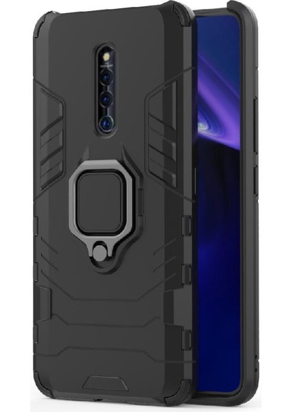 Vivo X27 Pro Askeri Sınıf Koruma Için Halka Araba Dağı Kickstand Vaka (Yurt Dışından) fırsatları