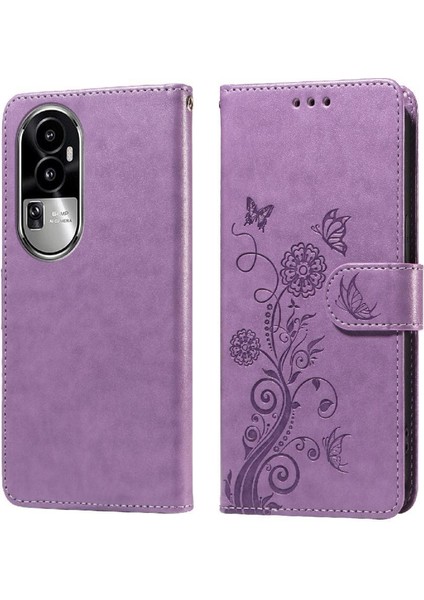 Oppo Oppo 10 Pro 5g Çiçek Deri Kart Yuvaları Flip Case Için Flip Case (Yurt Dışından)
