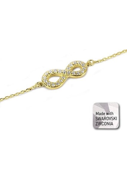 Swarovski Sonsuzluk Altın Bileklik 67403