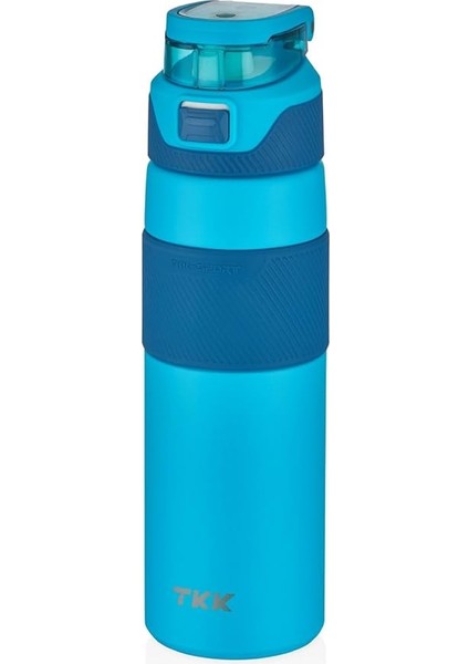 Tkk 600 ml Mavi Paslanmaz Çelik Kamp Termosu