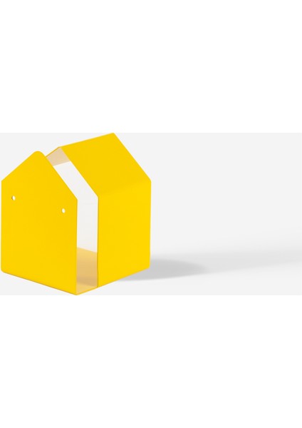 Sarı Metal Duvar Askısı - Çok Amaçlı Balkon Ve Bahçe Dekoru - Little House fırsatları