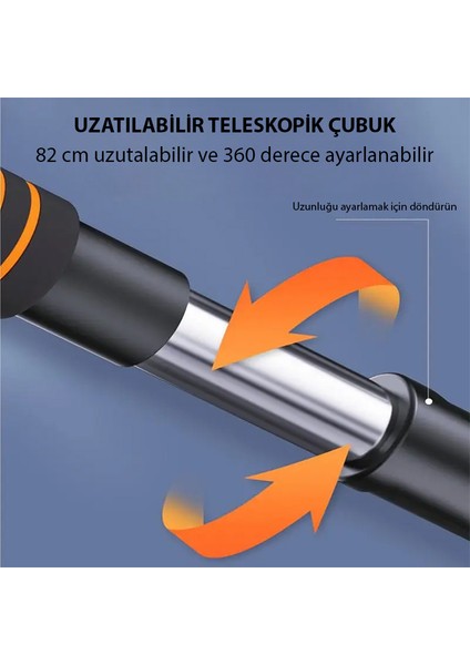 ST-3911 Uzatılabilir Araç Camı Için Kar Fırçası ve Buz Kazıyıcı