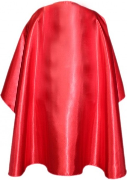 Baskısız Kırmızı Çocuk Pelerini